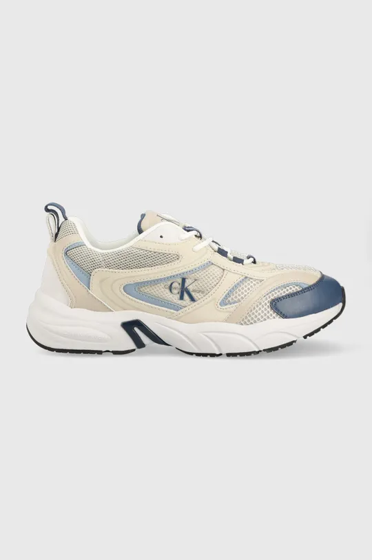 beżowy Calvin Klein Jeans sneakersy Retro Tennis Su-Mesh Męski