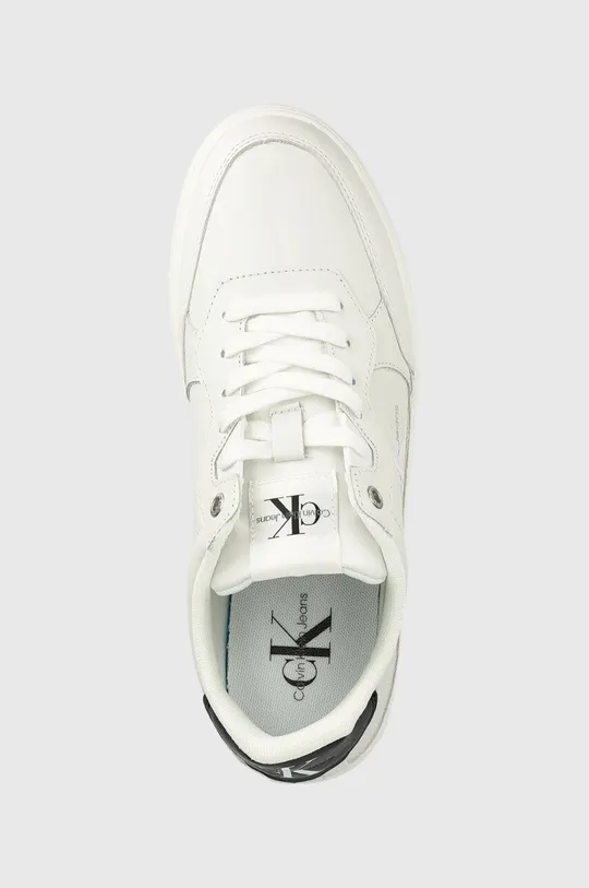 λευκό Δερμάτινα αθλητικά παπούτσια Calvin Klein Jeans Classic Cupsole Lth-su Mono