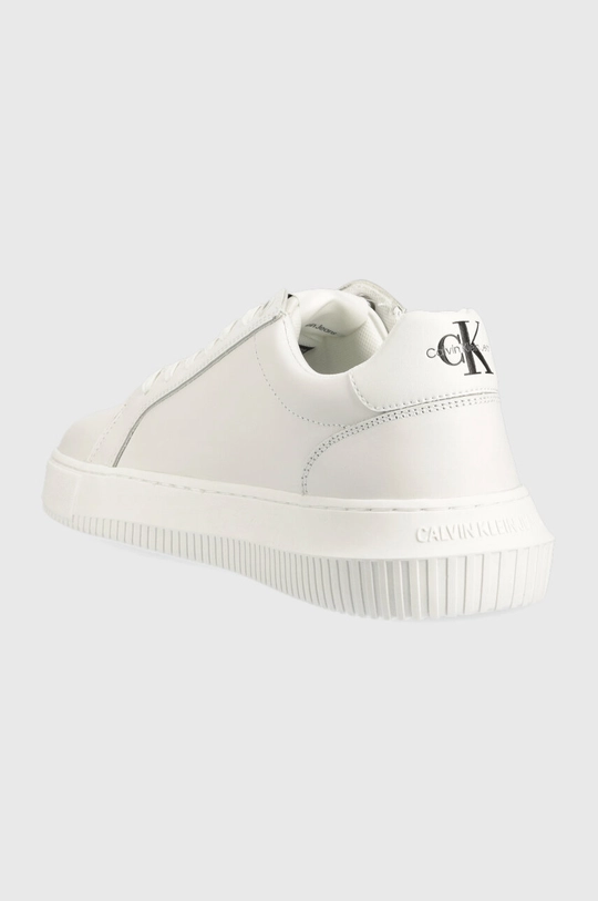 Kožené tenisky Calvin Klein Jeans YM0YM00681 CHUNKY CUPSOLE MONOLOGO Zvršok: Prírodná koža Vnútro: Textil Podrážka: Syntetická látka