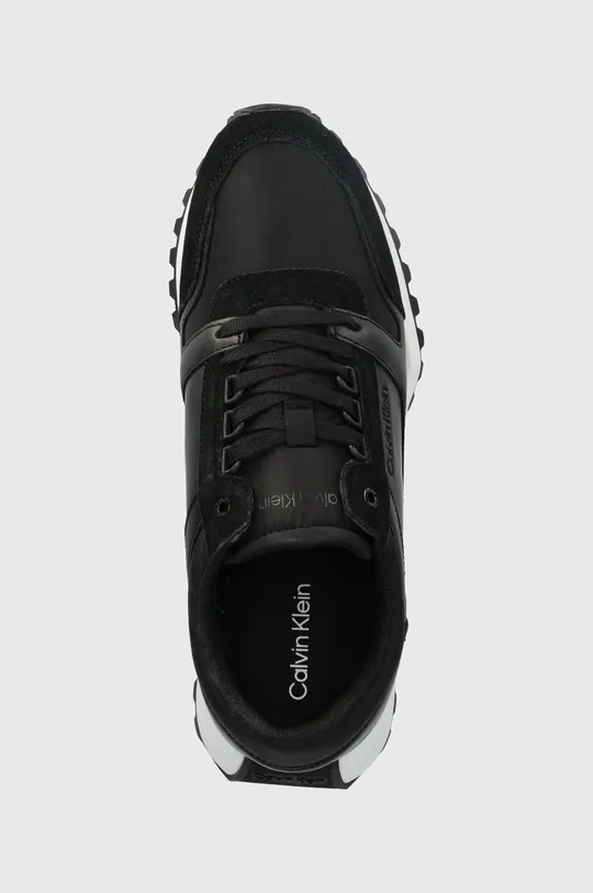 czarny Calvin Klein sneakersy HM0HM00853 LOW TOP LACE UP MIX