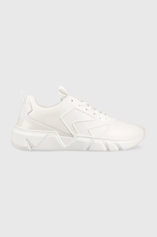 biały Calvin Klein sneakersy skórzane LOW TOP LACE UP LTH HF Męski