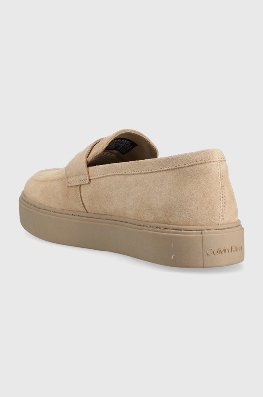 Kožené mokasíny Calvin Klein HM0HM00991 LOW TOP MOC HYBRID SUE  Zvršok: Koža s povlakom Vnútro: Textil, Prírodná koža Podrážka: Syntetická látka