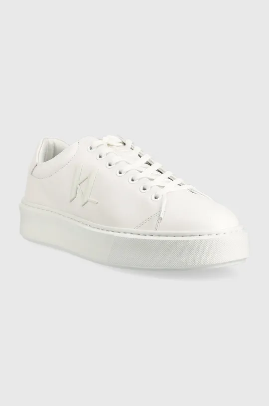 Кожаные кроссовки Karl Lagerfeld KL52215 MAXI KUP белый