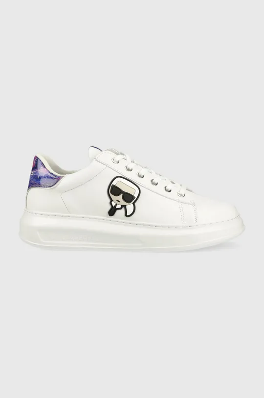 λευκό Δερμάτινα αθλητικά παπούτσια Karl Lagerfeld KL52533 KAPRI MENS Ανδρικά
