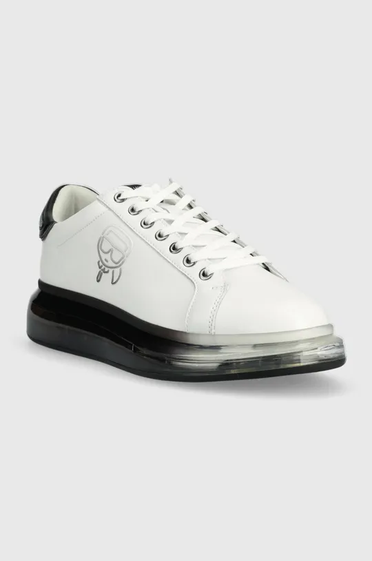 Δερμάτινα αθλητικά παπούτσια Karl Lagerfeld KL52633 KAPRI KUSHION λευκό