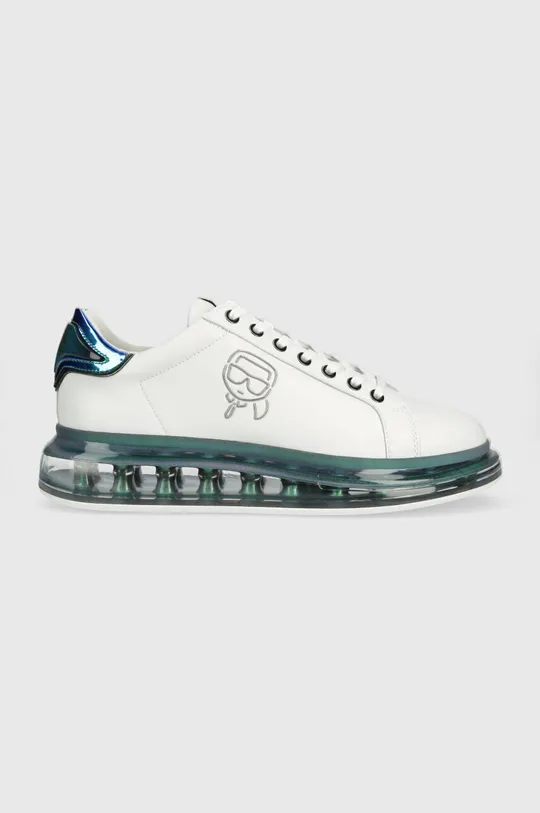 biały Karl Lagerfeld sneakersy skórzane KL52633 KAPRI KUSHION Męski