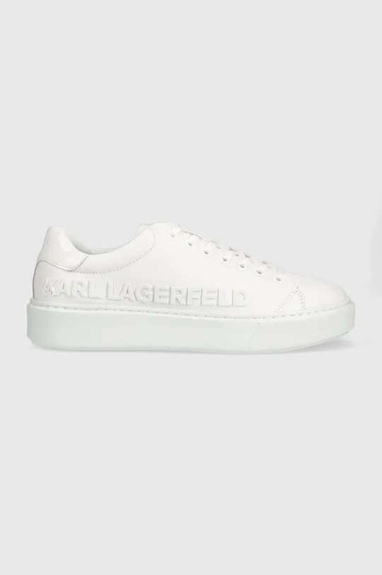 biały Karl Lagerfeld sneakersy skórzane MAXI KUP Męski