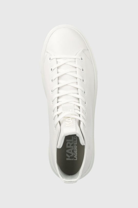 biały Karl Lagerfeld sneakersy skórzane KL52265 MAXI KUP