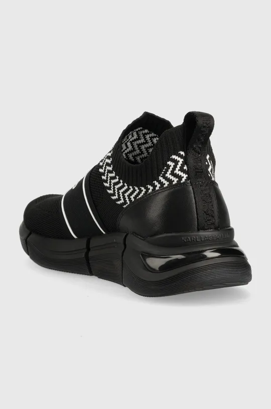 Karl Lagerfeld sneakersy QUADRO Cholewka: Materiał tekstylny, Skóra naturalna, Wnętrze: Materiał syntetyczny, Materiał tekstylny, Podeszwa: Materiał syntetyczny
