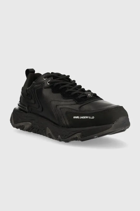 Δερμάτινα αθλητικά παπούτσια Karl Lagerfeld KL52420 BLAZE μαύρο