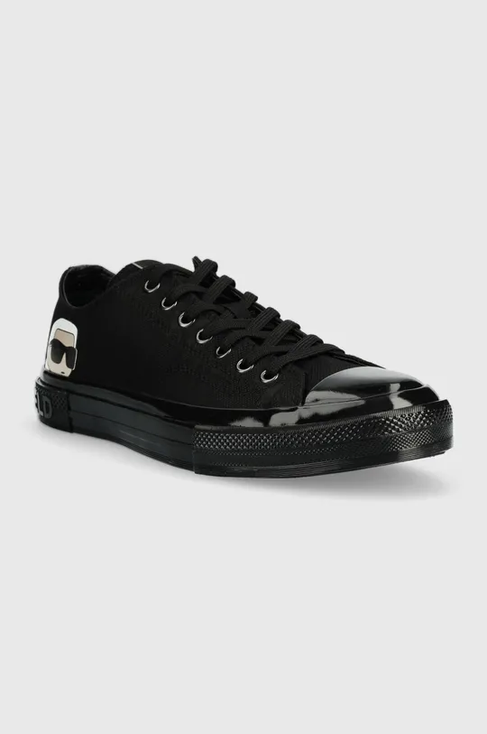Πάνινα παπούτσια Karl Lagerfeld KL50319 KAMPUS III KAMPUS III μαύρο