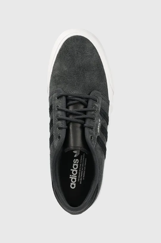 czarny adidas Originals tenisówki zamszowe