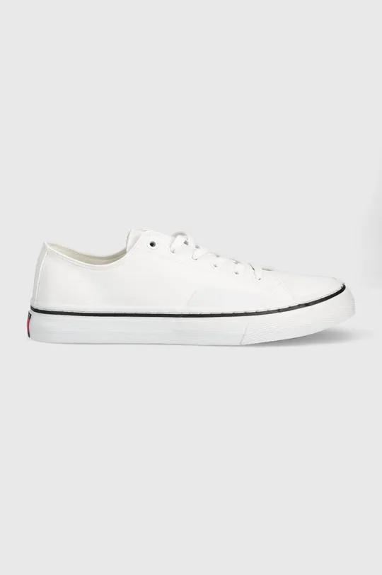 λευκό Πάνινα παπούτσια Tommy Jeans Leather Vulc Tjm Ess Ανδρικά