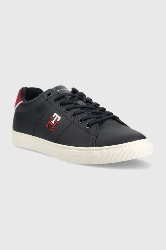 Tenisky Tommy Hilfiger Fm0fm04350 Core Vulc Varsity Monogram tmavomodrá