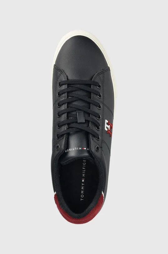 sötétkék Tommy Hilfiger sportcipő Fm0fm04350 Core Vulc Varsity Monogram