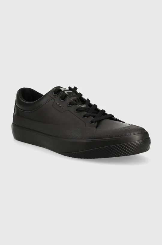 Πάνινα παπούτσια HUGO Dyer μαύρο