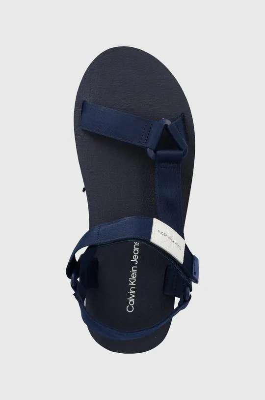 mornarsko plava Sandale Calvin Klein Jeans PREFRESATO WEBBING BADGE STORY