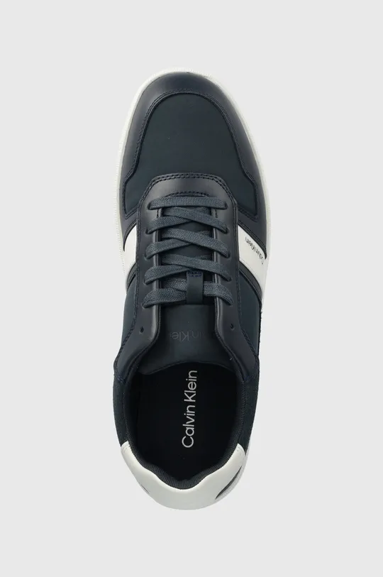 granatowy Calvin Klein sneakersy LOW TOP LACE UP MIX