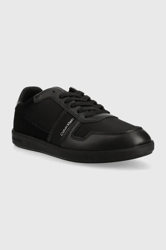 Calvin Klein sneakersy LOW TOP LACE UP MIX czarny