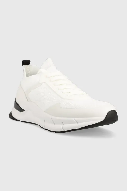 Calvin Klein sneakersy LOW TOP LACE UP MIX biały