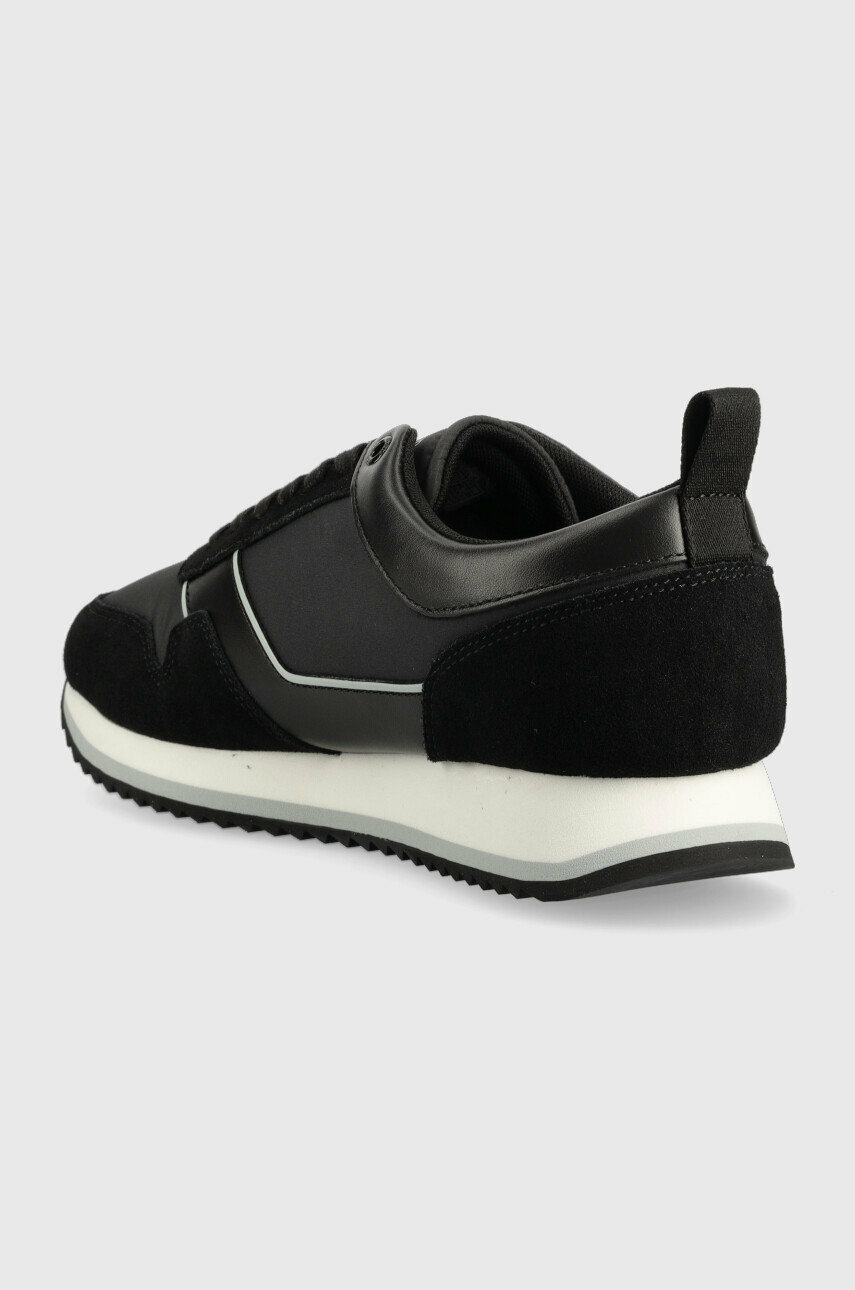 Sneakers boty Calvin Klein LOW TOP LACE UP MIX  Svršek: Textilní materiál, Přírodní kůže, Semišová kůže Vnitřek: Textilní materiál Podrážka: Umělá hmota
