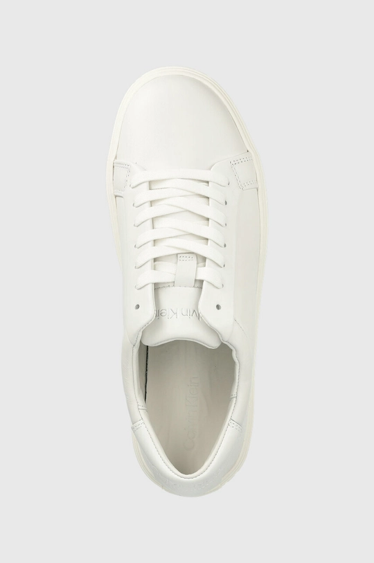 bijela Kožne tenisice Calvin Klein LOW TOP LACE UP LTH SM