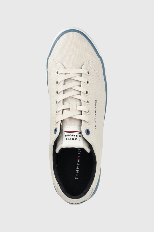 sivá Tenisky Tommy Hilfiger TH HI VULC CORE LOW CANVAS