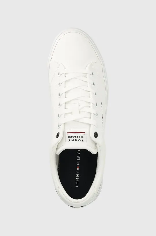 λευκό Πάνινα παπούτσια Tommy Hilfiger TH HI VULC CORE LOW STRIPES