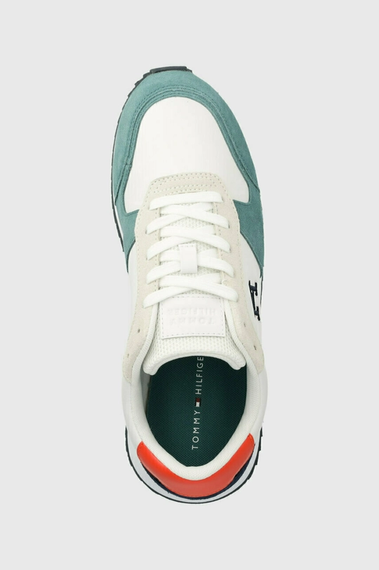 plava Kožne tenisice Tommy Hilfiger RUNNER EVO LEATHER