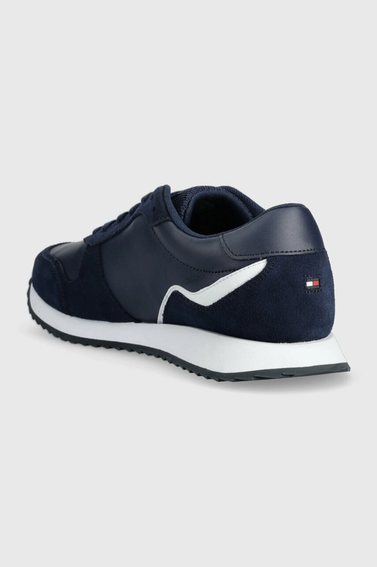 Kožené tenisky Tommy Hilfiger RUNNER EVO LEATHER  Zvršok: Prírodná koža, Semišová koža Vnútro: Textil Podrážka: Syntetická látka