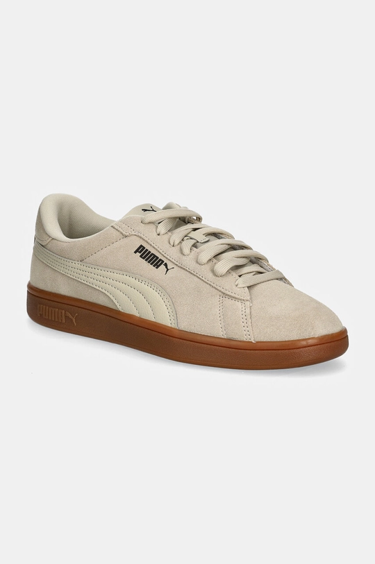 Puma sneakers in camoscio PUMA Smash 3.0 pelle fiore beige 390984