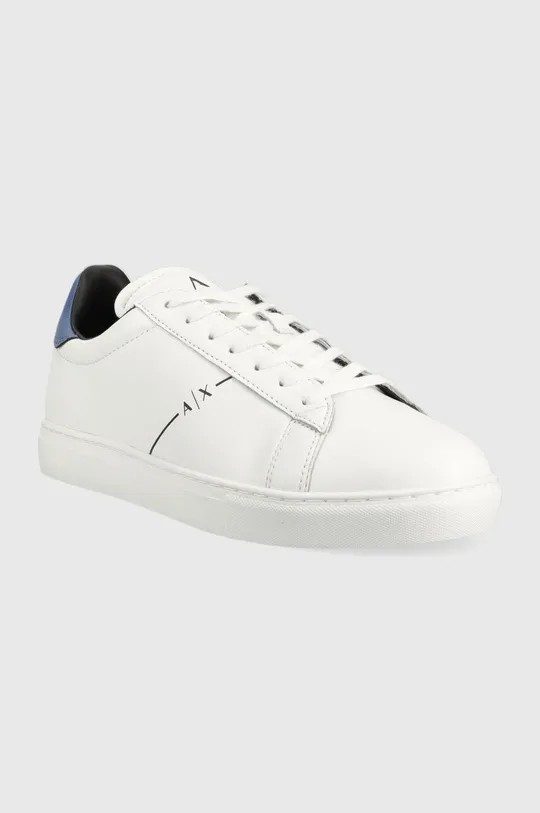 Armani Exchange sneakersy skórzane XUX001.XV093.K709 biały