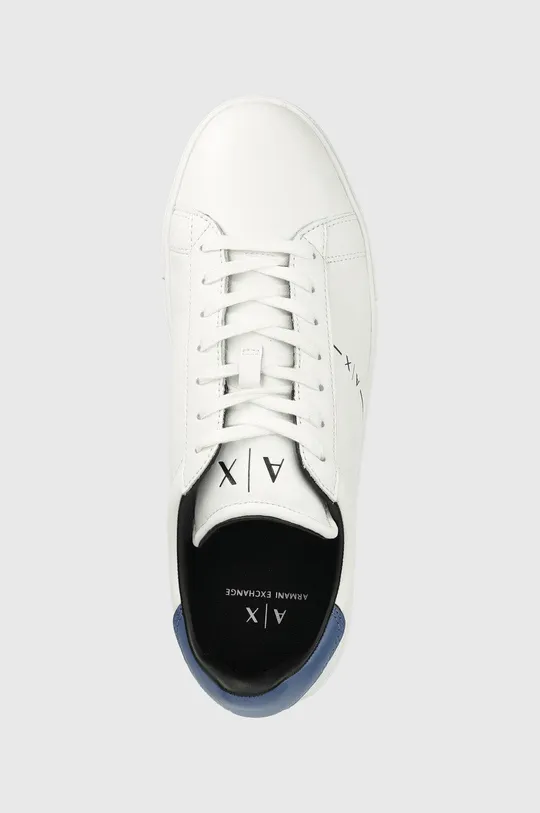 biały Armani Exchange sneakersy skórzane XUX001.XV093.K709