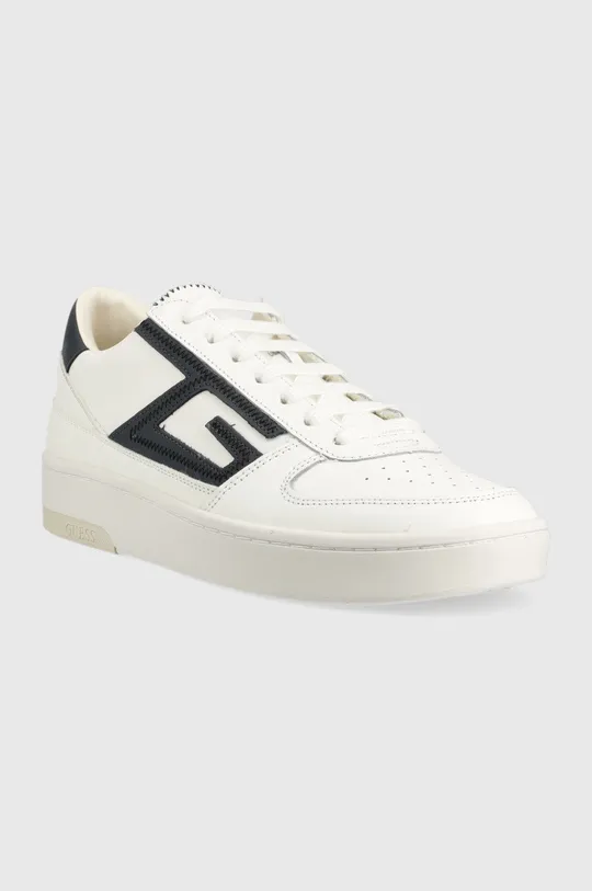 Δερμάτινα αθλητικά παπούτσια Guess Silea λευκό