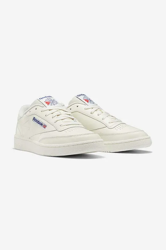 white Reebok Classic leather sneakers Club C 85