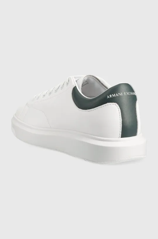 Armani Exchange sneakersy skórzane Cholewka: Skóra naturalna, Wnętrze: Materiał syntetyczny, Materiał tekstylny, Podeszwa: Materiał syntetyczny