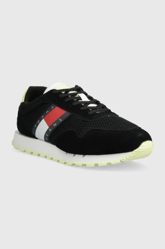 Tenisice Tommy Jeans RETRO RUNNER MESH crna