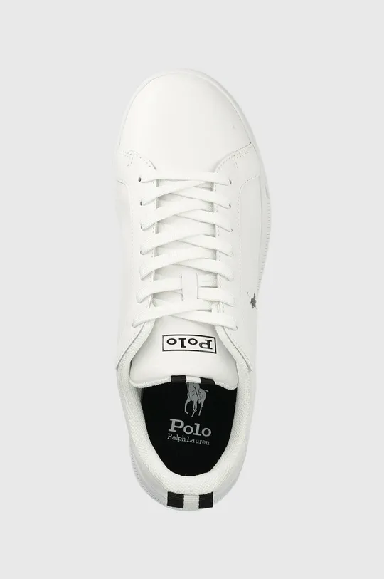 λευκό Δερμάτινα αθλητικά παπούτσια Polo Ralph Lauren Hrt Ct II