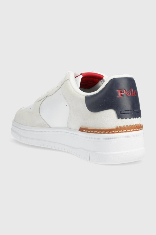 Polo Ralph Lauren sneakersy skórzane Masters Crt Cholewka: Materiał syntetyczny, Skóra naturalna, Skóra zamszowa, Wnętrze: Materiał syntetyczny, Materiał tekstylny, Podeszwa: Materiał syntetyczny