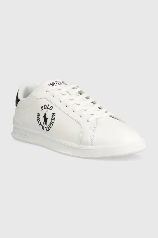 Δερμάτινα αθλητικά παπούτσια Polo Ralph Lauren Hrt Crt Cl λευκό