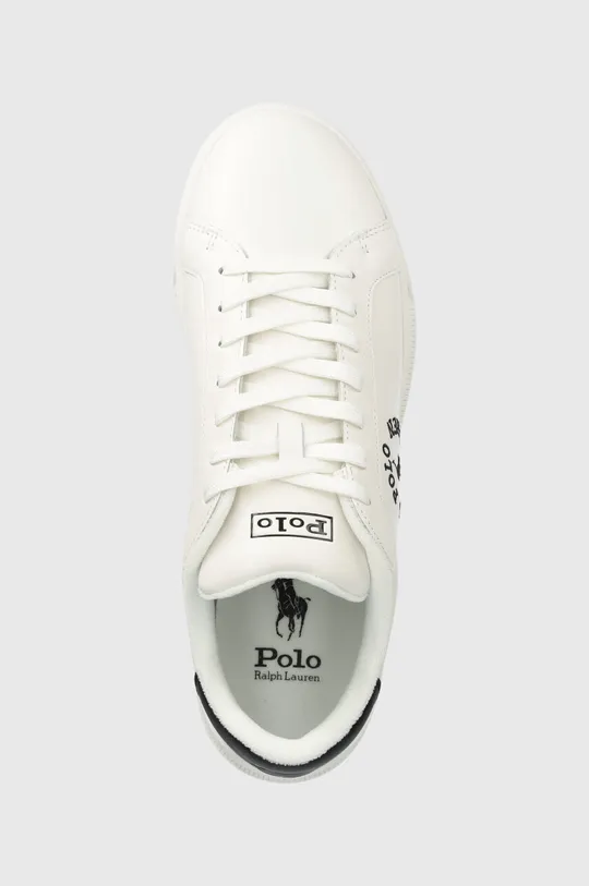 белый Кожаные кроссовки Polo Ralph Lauren Hrt Crt Cl