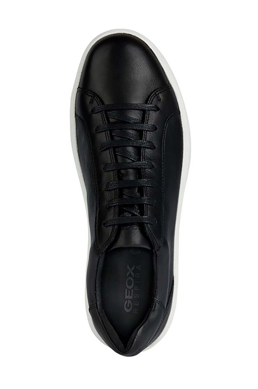 Кожаные кроссовки Geox VELLETRI цвет чёрный | ANSWEAR.ua
