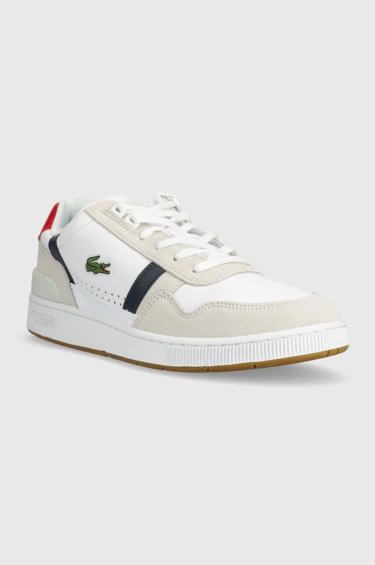 Lacoste sneakersy skórzane T-CLIP biały