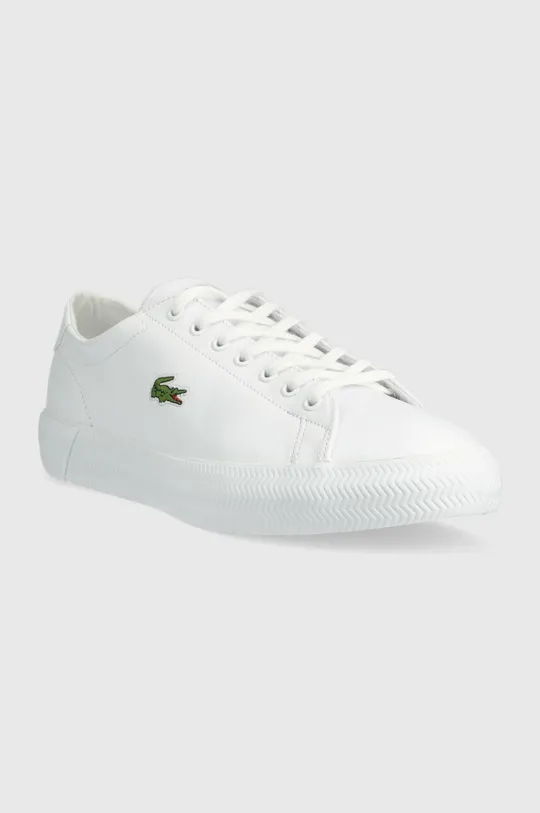 Δερμάτινα αθλητικά παπούτσια Lacoste GRIPSHOT λευκό