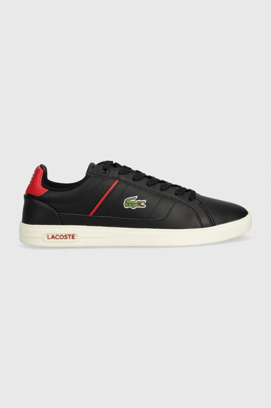 czarny Lacoste sneakersy skórzane EUROPA PRO Męski