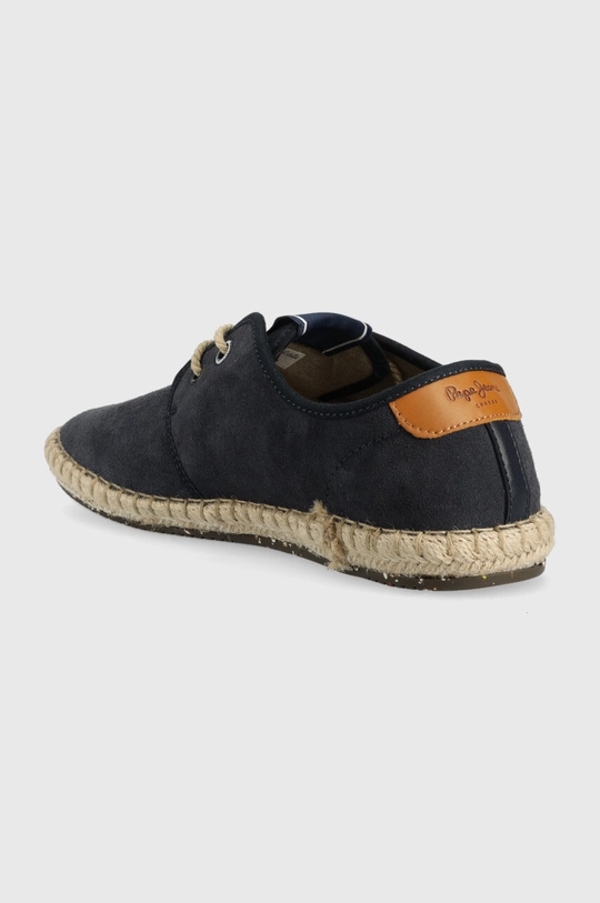 Pepe Jeans espadrilles velúrból TOURIST  Szár: szarvasbőr Belseje: textil Talp: szintetikus anyag