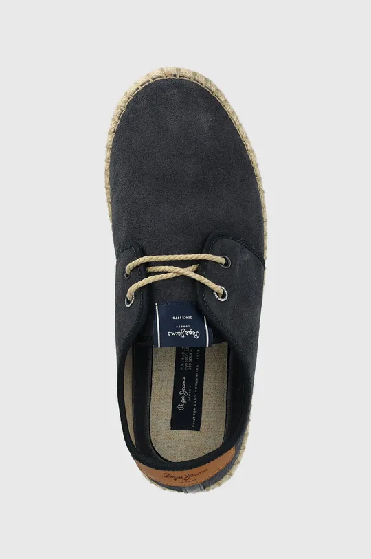 tmavomodrá Semišové espadrilky Pepe Jeans TOURIST