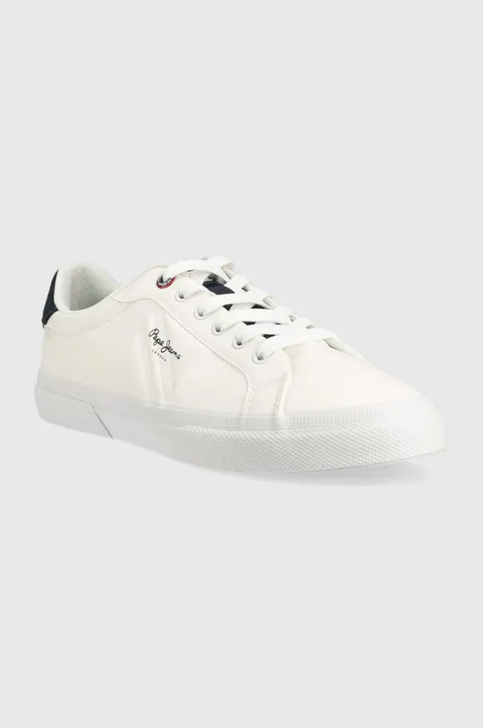 Πάνινα παπούτσια Pepe Jeans KENTON λευκό