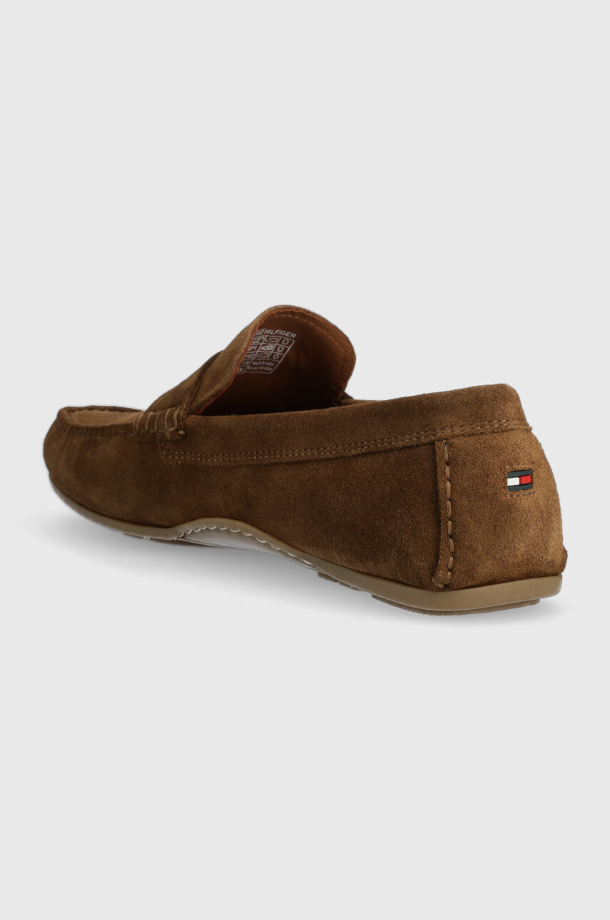 Tommy Hilfiger mokasyny skórzane CASUAL HILFIGER SUEDE DRIVER Cholewka: Skóra zamszowa, Wnętrze: Skóra naturalna, Podeszwa: Materiał syntetyczny