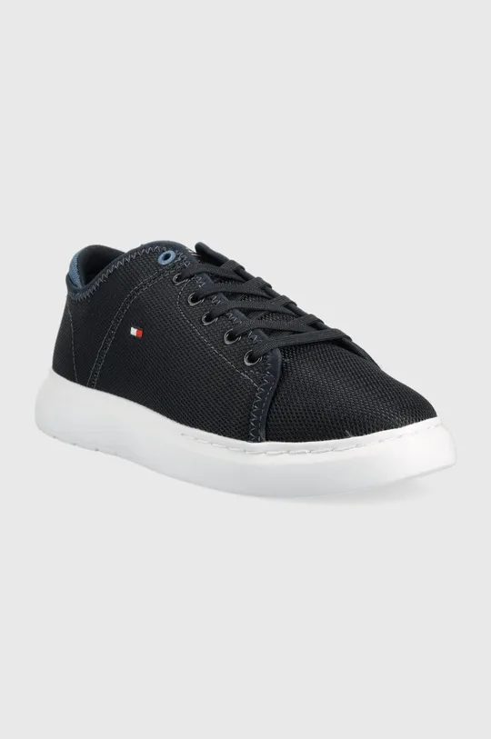 Tommy Hilfiger sneakersy LIGHTWEIGHT TEXTILE CUPSOLE granatowy